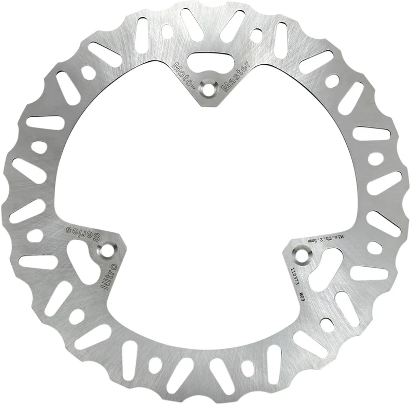 MOTO-MASTER BRAKE ROTOR FIXED NITRO CONTOURED NATURAL
