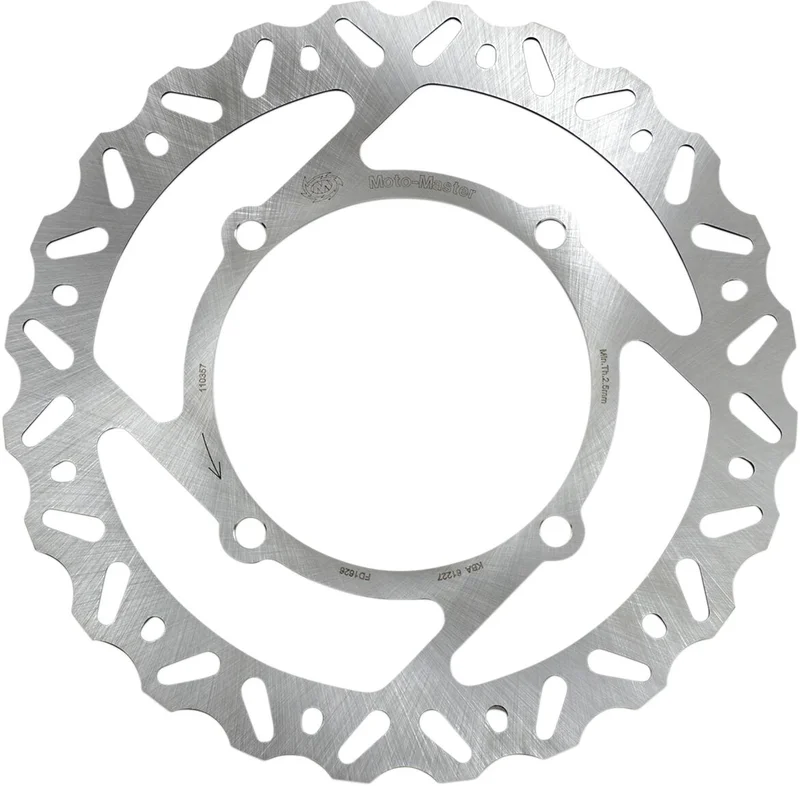 MOTO-MASTER BRAKE ROTOR FIXED NITRO CONTOURED NATURAL