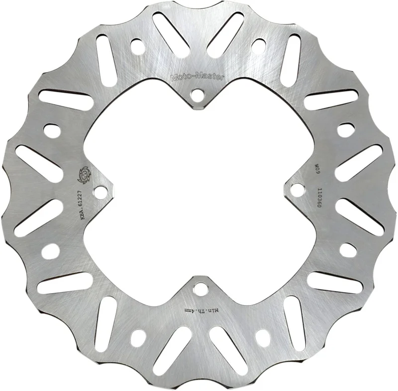 MOTO-MASTER BRAKE ROTOR FIXED NITRO CONTOURED NATURAL