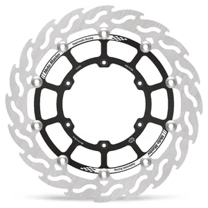 MOTO-MASTER BRAKE ROTOR FLOATING FLAME BLACK