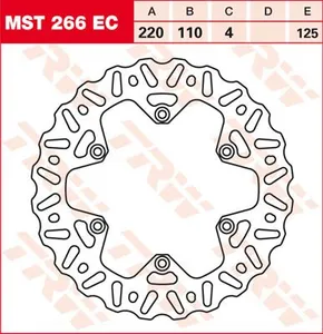 TRW BRAKE ROTOR FIXED WAVE