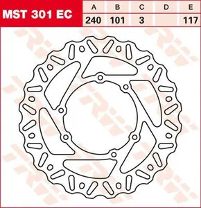 TRW BRAKE ROTOR FIXED WAVE