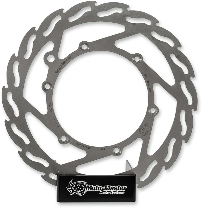 MOTO-MASTER BRAKE ROTOR FIXED FLAME FLAMED NATURAL