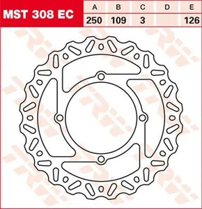 TRW BRAKE ROTOR FIXED EC-CROSS WAVE