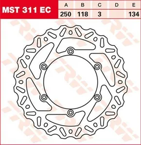 TRW BRAKE ROTOR FIXED EC-CROSS WAVE