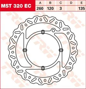 TRW BRAKE ROTOR FIXED EC-CROSS WAVE