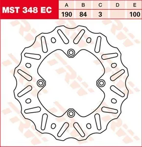 TRW BRAKE ROTOR FIXED EC-CROSS WAVE