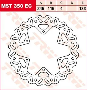 TRW BRAKE ROTOR FIXED EC-CROSS WAVE