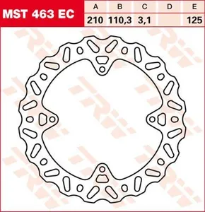 TRW BRAKE ROTOR FIXED EC-CROSS WAVE