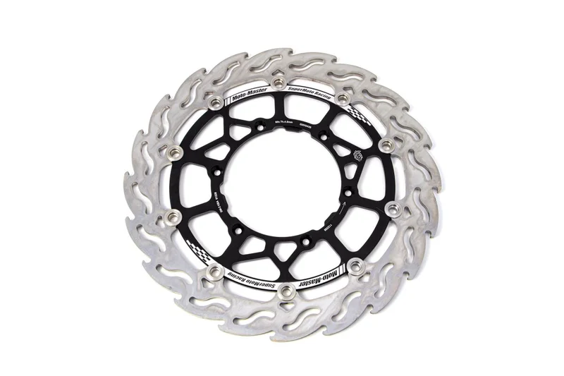 MOTO-MASTER BRAKE ROTOR SUPERMOTO RACING FLOATING FLAME FRONT