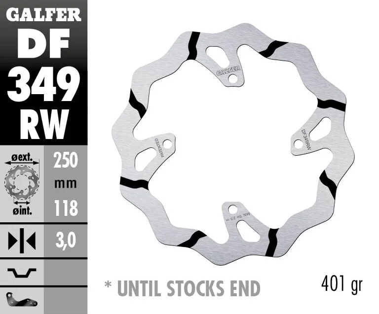 GALFER BRAKE ROTOR FIXED WAVE GR