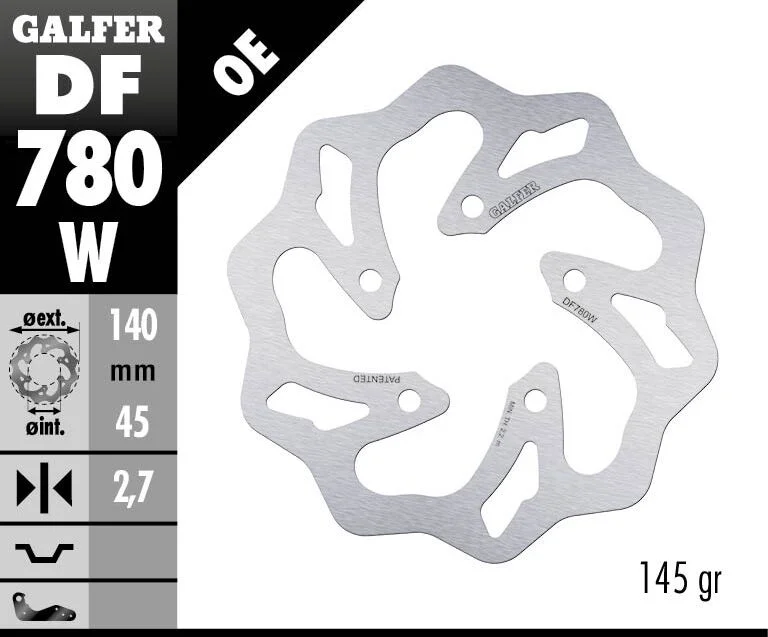 GALFER BRAKE ROTOR FIXED WAVE