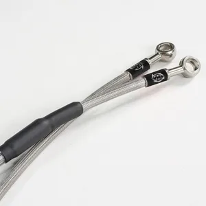 MOTO-MASTER BRAKE LINE STAINLESS STEEL REAR