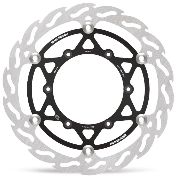 MOTO-MASTER BRAKE ROTOR FLOATING FLAME OVERSIZE FRONT