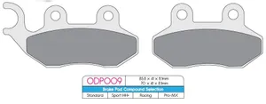 DP BRAKES BRAKE PAD ODP ORGANIC