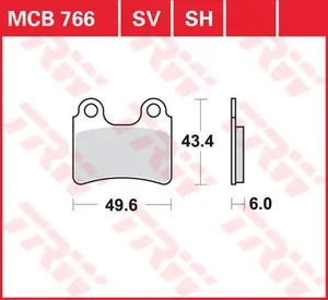 TRW BRAKE PAD ALLROUND ORGANIC