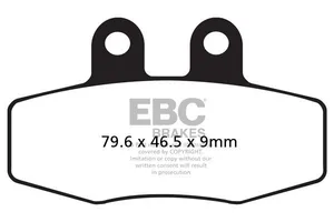 EBC BRAKE PAD FA-SERIES ORGANIC