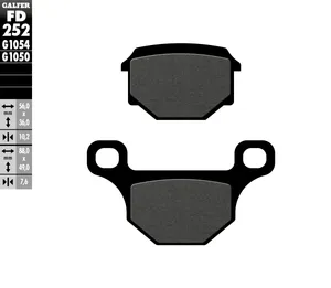 GALFER BRAKE PAD SCOOTER ORGANIC