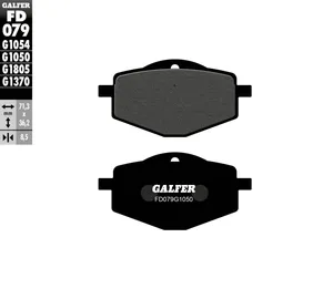 GALFER BRAKE PAD SCOOTER ORGANIC