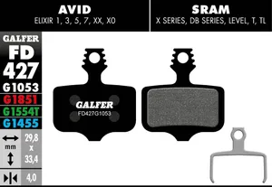 Galfer BRAKE PAD PERFORMANCE