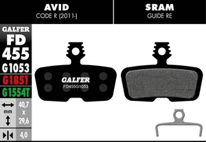 Galfer BRAKE PAD PERFORMANCE