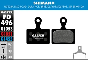 Galfer BRAKE PAD PERFORMANCE