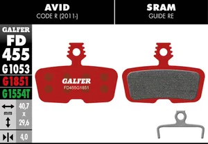 Galfer BRAKE PAD ADVANCED