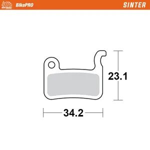 MOTO-MASTER BRAKE PAD SINTER