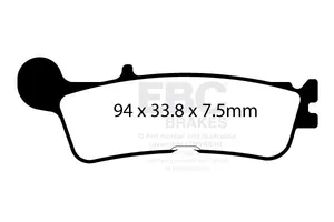 EBC BRAKE PAD CARBON TT OFFROAD