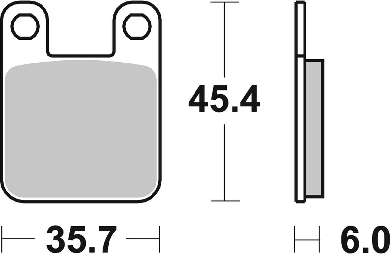 SBS BRAKE PAD CERAMIC STREET