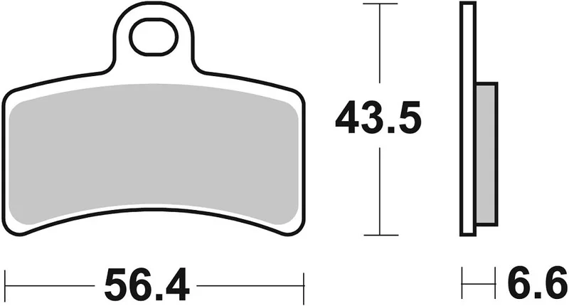 SBS BRAKE PAD CERAMIC STREET