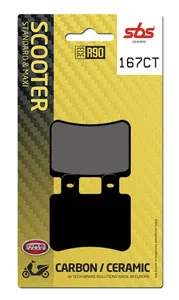 SBS BRAKE PAD CARBON HI-TECH STREET