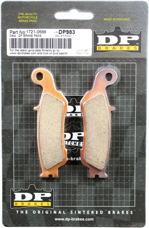 DP BRAKES BRAKE PAD DP SINTERED REPLACEMENT STREET TOURING OFF-ROAD/ATV