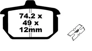 EBC BRAKE PAD SINTERED HH