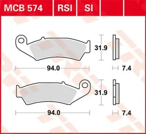 TRW BRAKE PAD SI SINTER