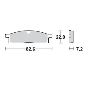 MOTO-MASTER BRAKE PAD OFFROAD SINTER PRO RACING