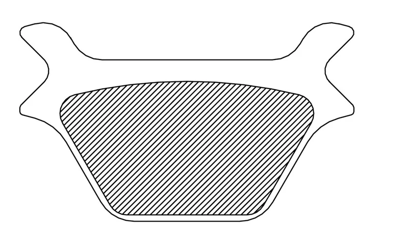 Drag Specialties BRAKE PAD-DRAG SINTERD