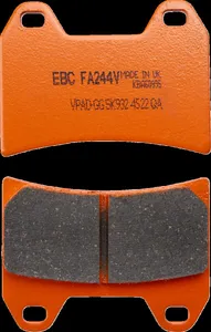 EBC BRAKE PAD FA-V SERIES SINTERED METAL/ORGANIC COMPOUND