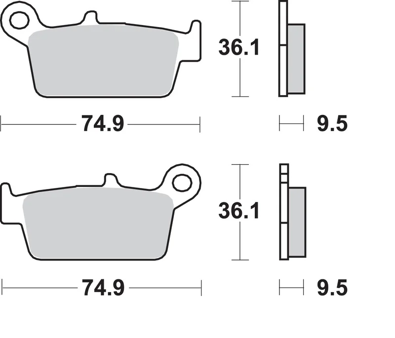SBS BRAKE PADS SBS 604SI