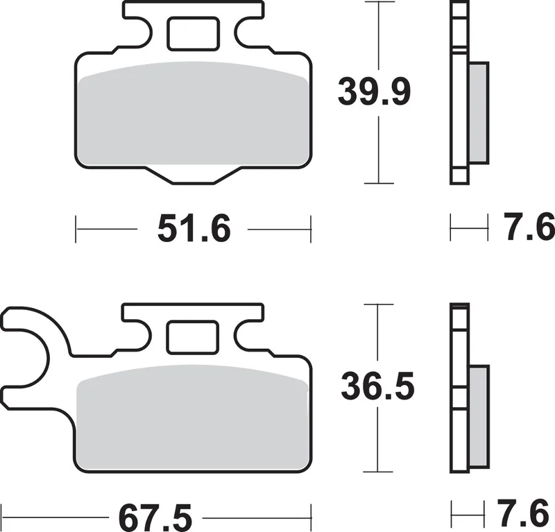 SBS BRAKE PADS SBS 752SI.S