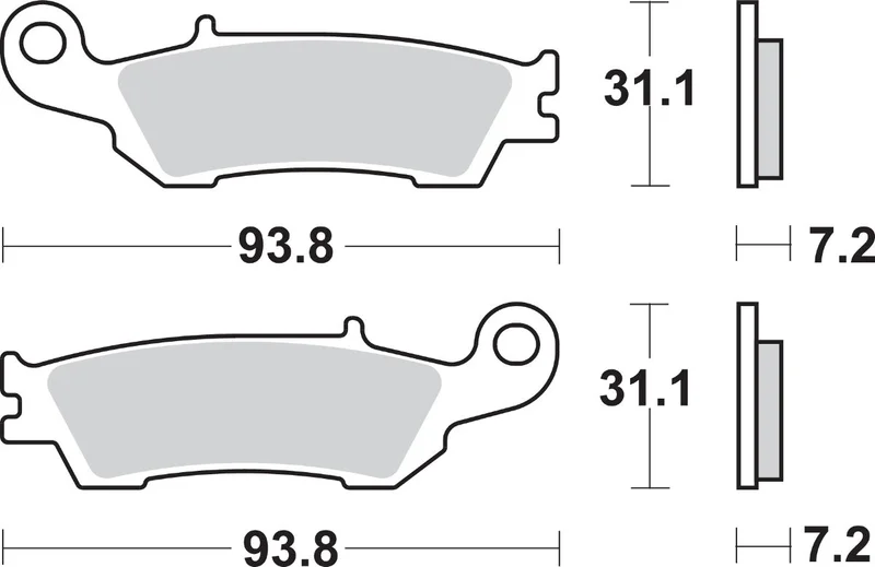 SBS BRAKE PADS SBS MX 840SI