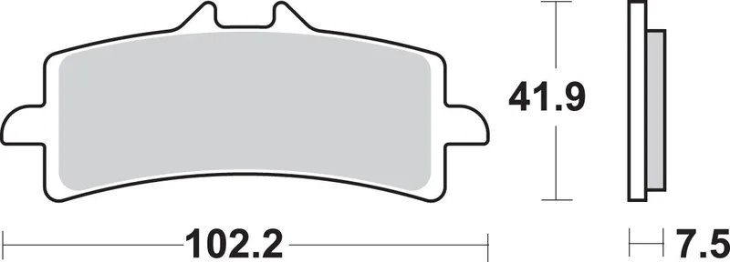 SBS BRAKE PAD SINT SBS 841HS