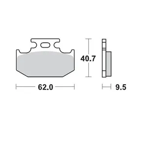 MOTO-MASTER BRAKE PAD OFFROAD SINTER PRO RACING