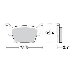 MOTO-MASTER BRAKE PAD ATV SINTER PRO RACING