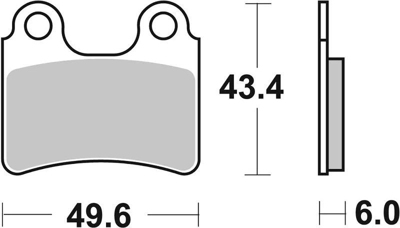 SBS Brake Pad Ceramic Hi-Tech Street