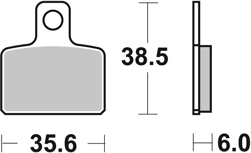 SBS Brake Pad Ceramic Hi-Tech Street