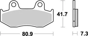 MOTO-MASTER BRAKE PAD OFFROAD NITRO