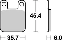 MOTO-MASTER BRAKE PAD OFFROAD NITRO