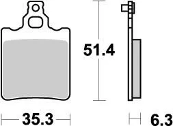 MOTO-MASTER BRAKE PAD OFFROAD NITRO