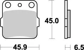 MOTO-MASTER BRAKE PAD OFFROAD NITRO
